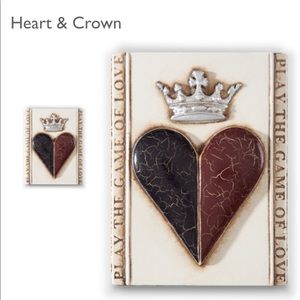 Sid Dickens Memory Tile - Heart & Crown